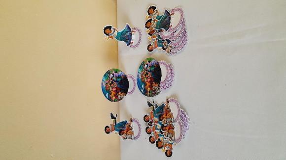 Kit com 20 Apliques em Scrap 3d