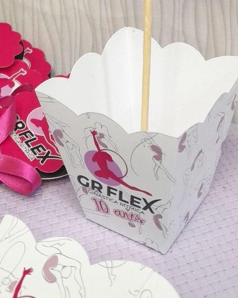 Kit com 20 Cachepo Centro de Mesa Luxo- Ginástica