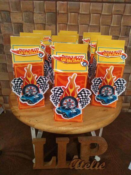 Kit com 20 Caixa Milk 3d - Hot Wheels