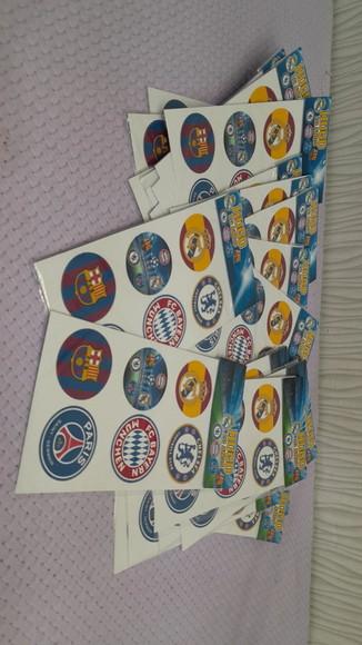 Kit com 20 Cartela Adesiva - Futebol