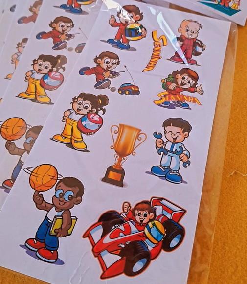 Kit com 20 Cartela Adesiva - Senninha