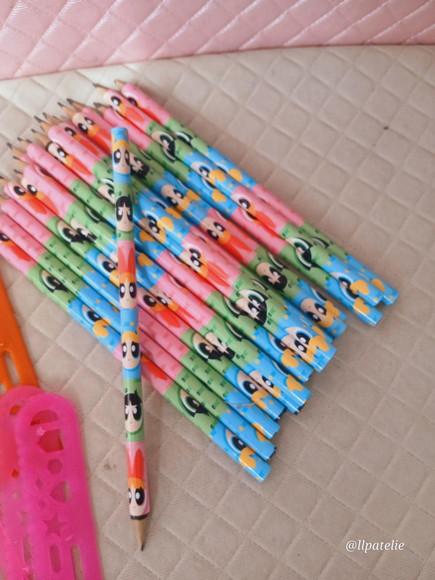 Kit com 20 Lápis Personalizado - as Meninas Superpoderosas