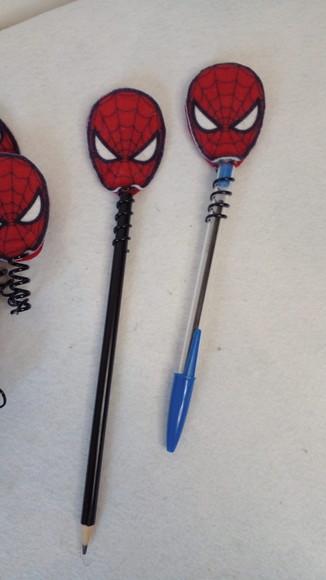 Kit com 20 Ponteira Homem Aranha em Feltro