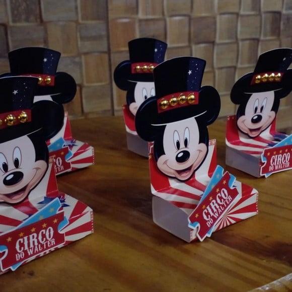 Kit com 20 Porta Bis Duplo 3d - Mickey