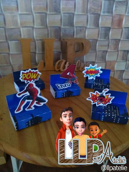 Kit com 20 Porta Bis Duplo 3d - Homem Aranha