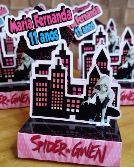 Kit com 20 Porta Bis Duplo 3d - Spider Gwen