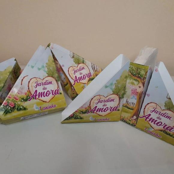 Kit com 20 Porta Guardanapo - Jardim Encantado 1