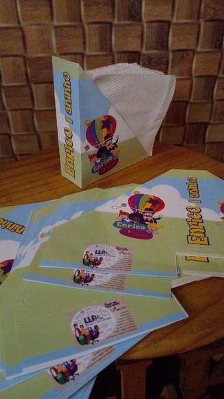 Kit com 20 Porta Guardanapo - Mundo Bita