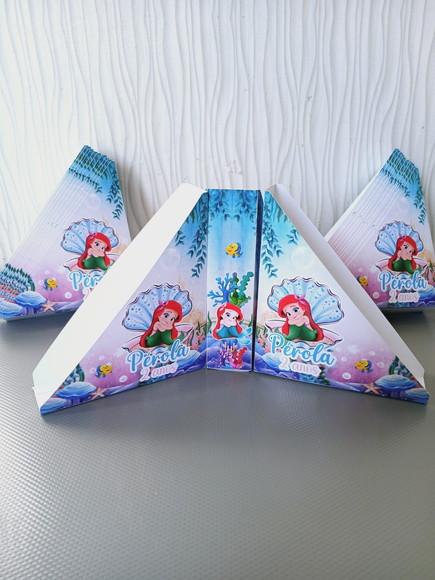 Kit com 20 Porta Guardanapo Ariel a Pequena Sereia