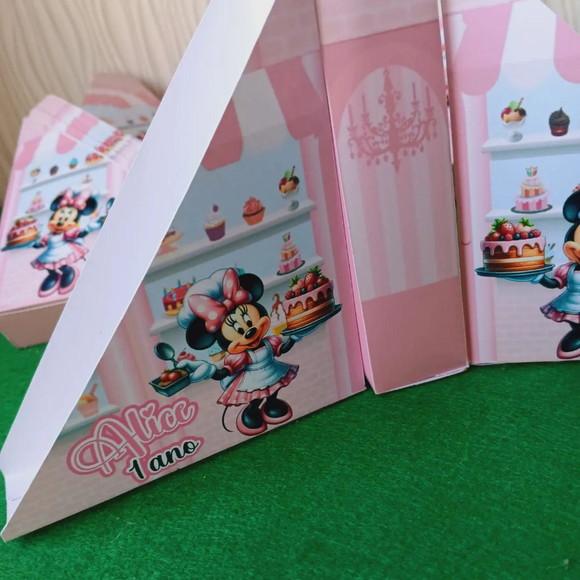 Kit com 20 Porta Guardanapo Minnie Confeiteira