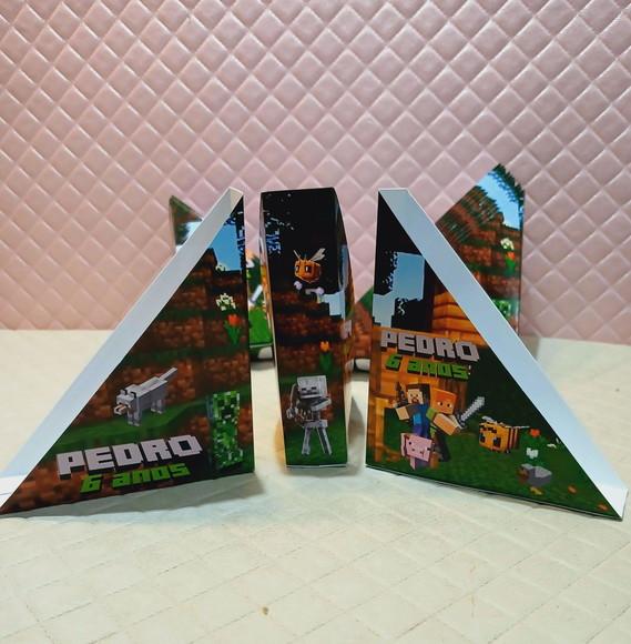 Kit com 20 Porta Guardanapos - Minecraft
