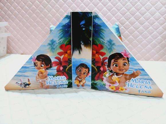 Kit com 20 Porta Guardanapos - Moana
