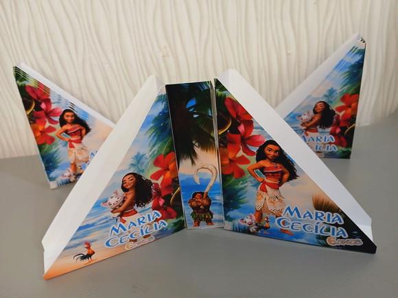Kit com 20 Porta Guardanapos - Moana