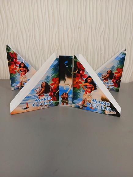 Kit com 20 Porta Guardanapos - Moana