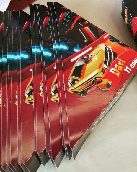 Kit com 20 Porta Guardanapos Hotwheels