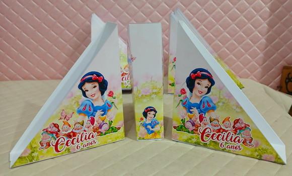 Kit com 20 Porta Guardanapos-branca de Neve