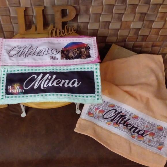 Kit com 3 Toalha de Mão Sublimada