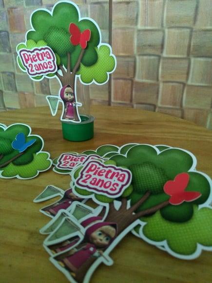 Kit com 30 Aplique Tubete 3d
