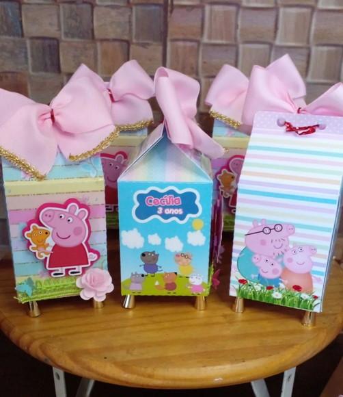 Kit com 5 Caixa Milk Luxo