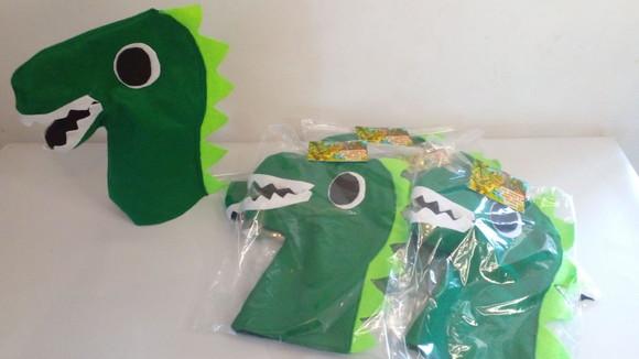Kit com 5 Fantoche Dinossauro