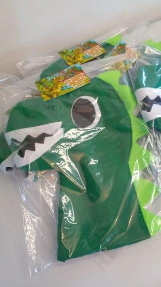 Kit com 5 Fantoche Dinossauro