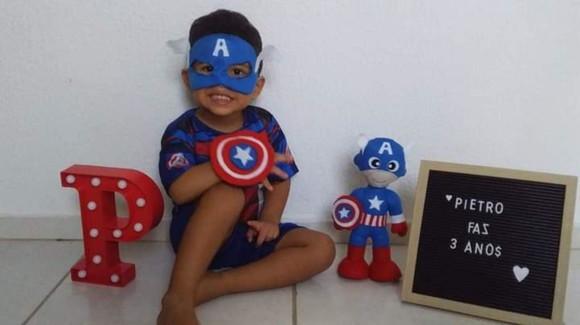 Kit com 5 Máscara em Feltro Heróis - Capitão América