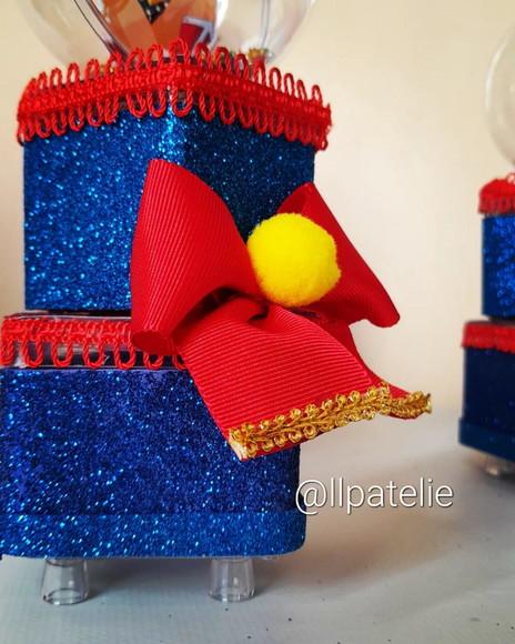 Kit com 5 Porta Jóias Luxo - Mulher Maravilha