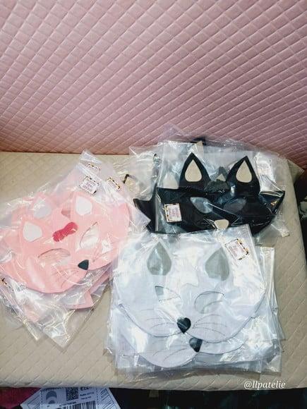 Kit com 50 Máscara em Feltro - Gatos