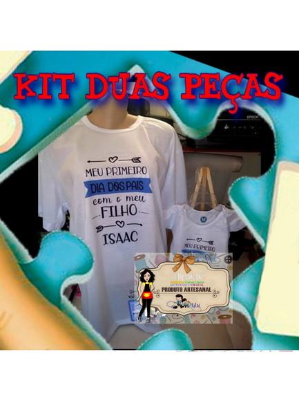Kit Pai e Filho - Camisa e Body Sublimados