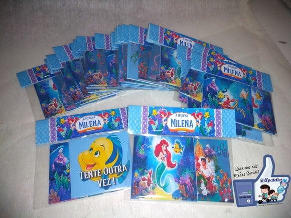 Kit Tubete, Jogo da Memória e Chaveiro - Qtd na Descrição