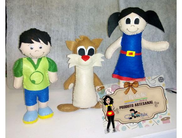 Personagens O show da Luna - centro de mesa