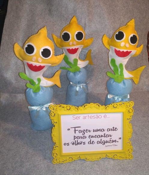 Peso de porta - Baby Shark