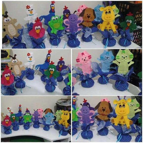 Peso de porta - galinha pintadinha