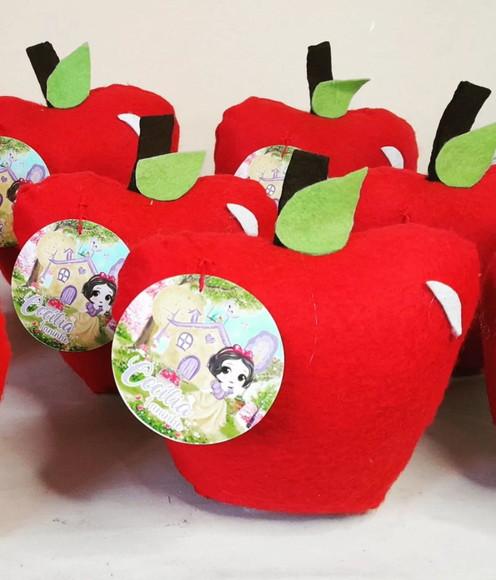 Peso de Porta - Maçã Branca de Neve Aquarela