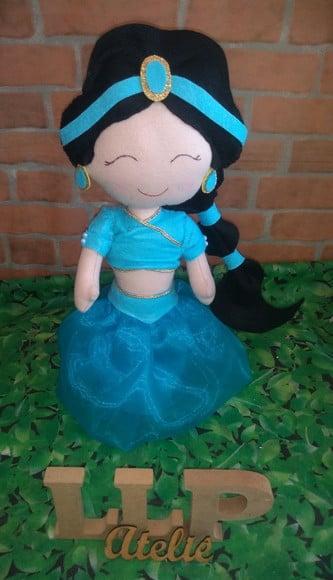 Princesa Jasmine em feltro