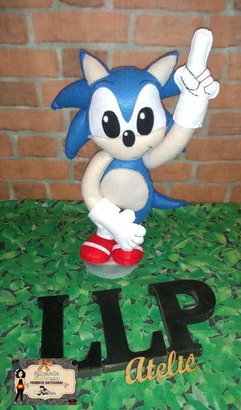 Sonic em feltro