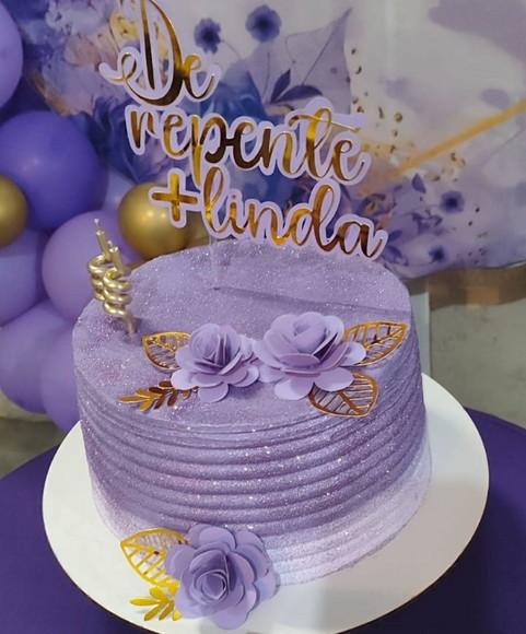 Topo de Bolo de Repente Mais Linda