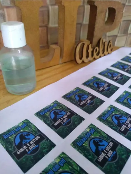 Adesivo Álcool em Gel