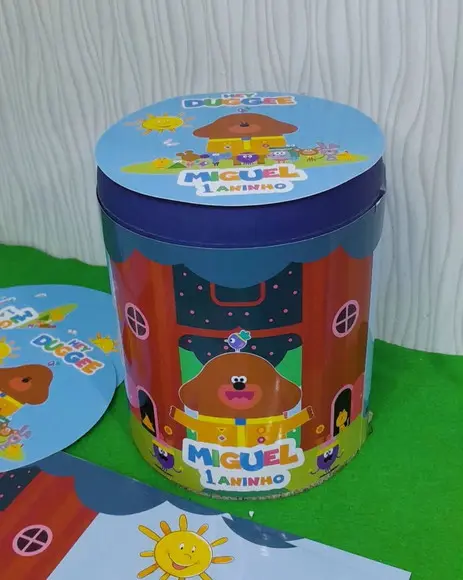 Adesivo para Lata de Leite 800g Hey Dugge