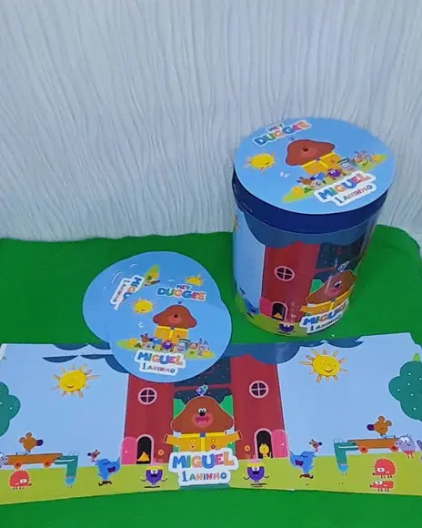Adesivo para Lata de Leite 800g Hey Dugge