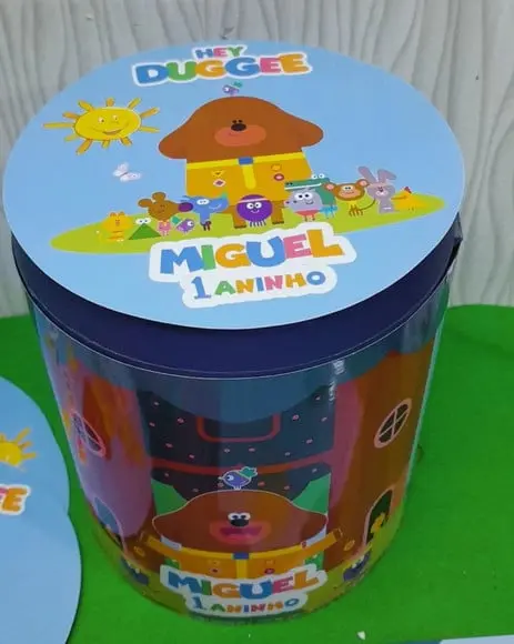 Adesivo para Lata de Leite 800g Hey Dugge