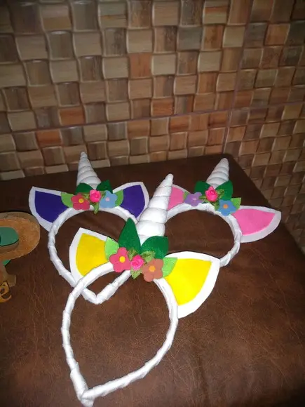 Arco de cabelo - unicórnio