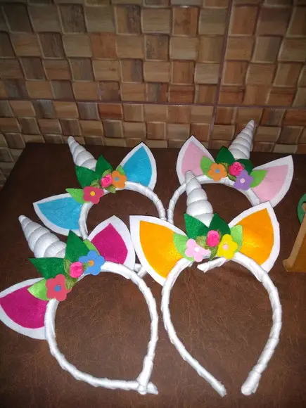 Arco de cabelo - unicórnio