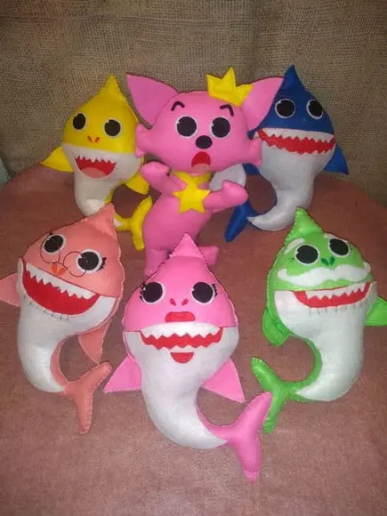 Baby Shark - kit personagens
