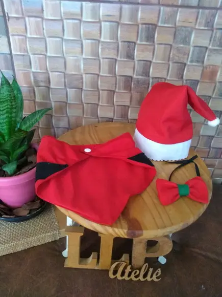 Bandana e gorro natal para pets