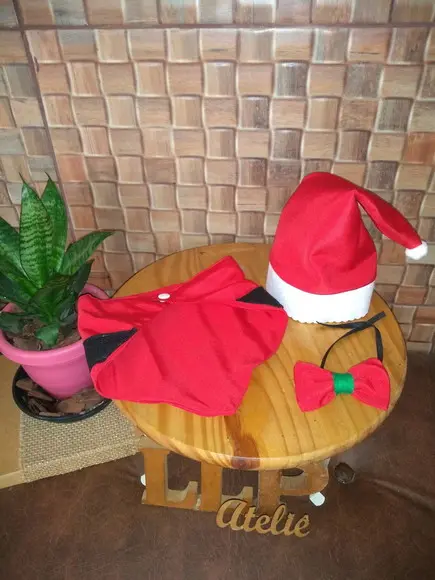 Bandana e gorro natal para pets