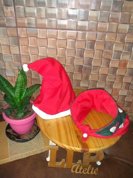 Bandana e gorro natal para pets