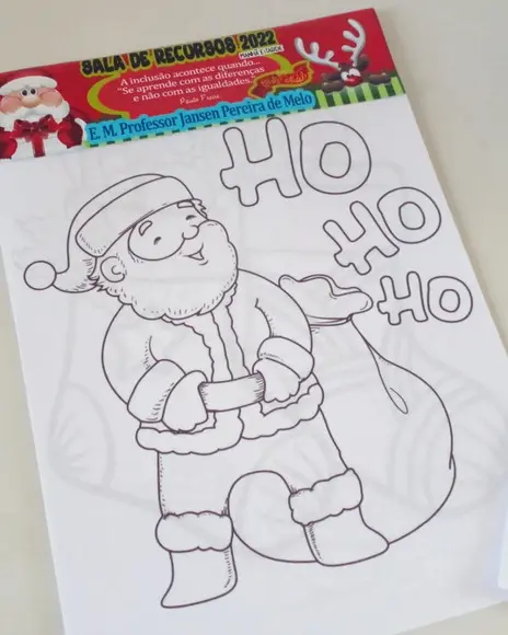 Bloquinho de Colorir - Natal