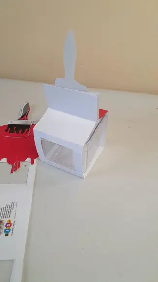 Caixa Acrílica com Lapela - Pintando o Sete