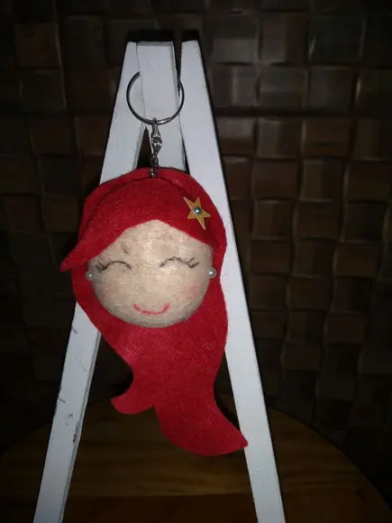 Chaveiro Ariel em Feltro